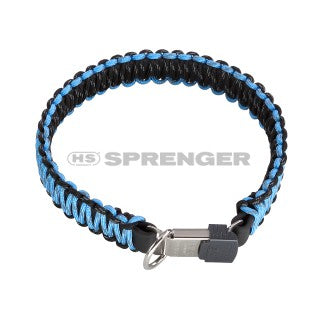 HermSprenger Paracord Collar Blue